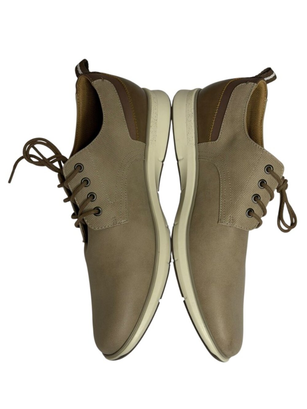 Artefact Mens Shoes Loafers Oxford Derby Leather Mesh Tan 13 - Picture 7 of 10